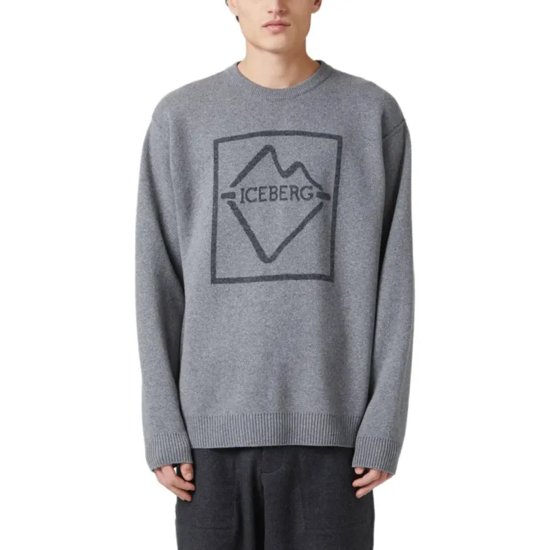 Iceberg Sweaters Men Gray-1