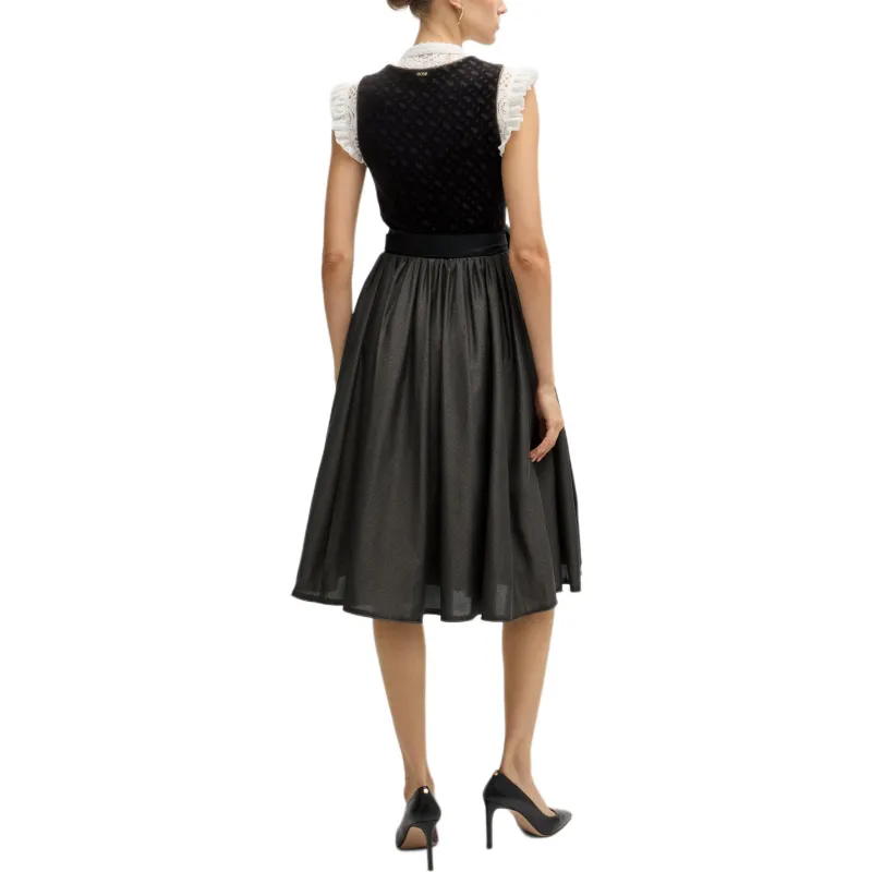 HUGO BOSS x Kinga Mathe Sleeveless Dress Women's Black-3