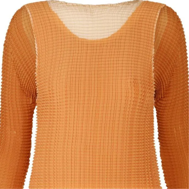 ISSEY MIYAKE Knitwear Women's New Winter Brown-1