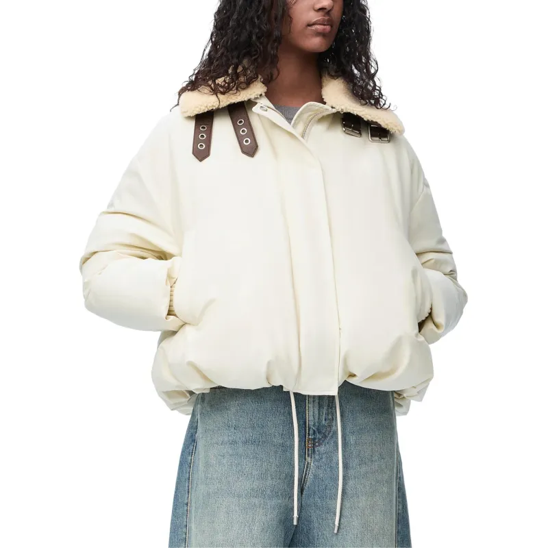 LOEWE SS25 Jackets Coats Women's White-3