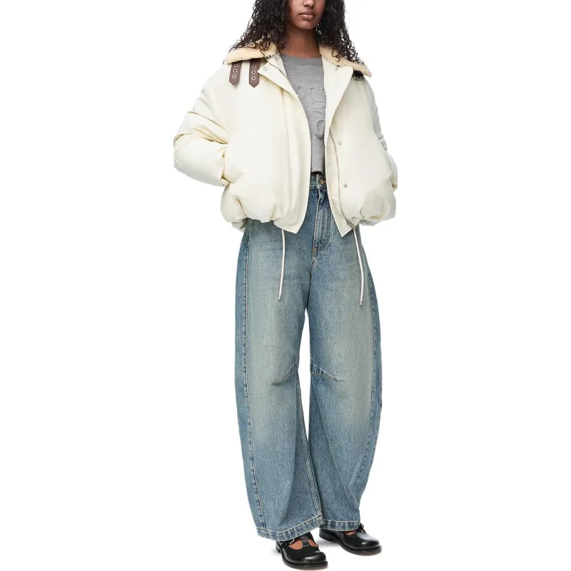 LOEWE SS25 Jackets Coats Women's White-1