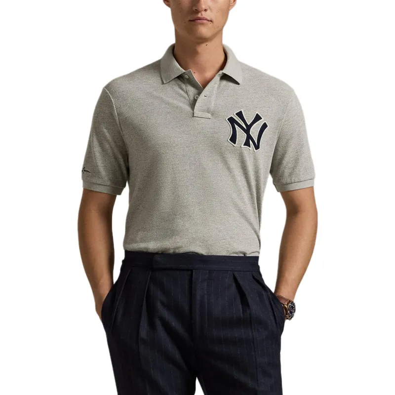 Polo Ralph Lauren x MLB FW24 Polo Shirt Men's Gray-2