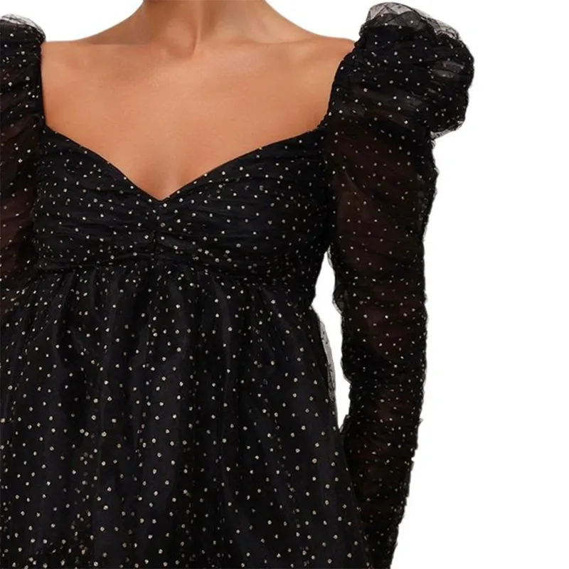 Zimmermann FW24 Long-Sleeved Dresses Women's Black-5