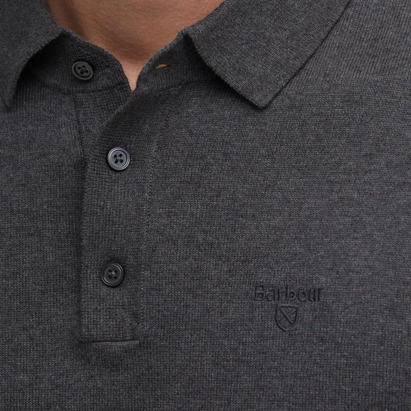 BARBOUR Polo Shirt Men's Charcoal Black-5