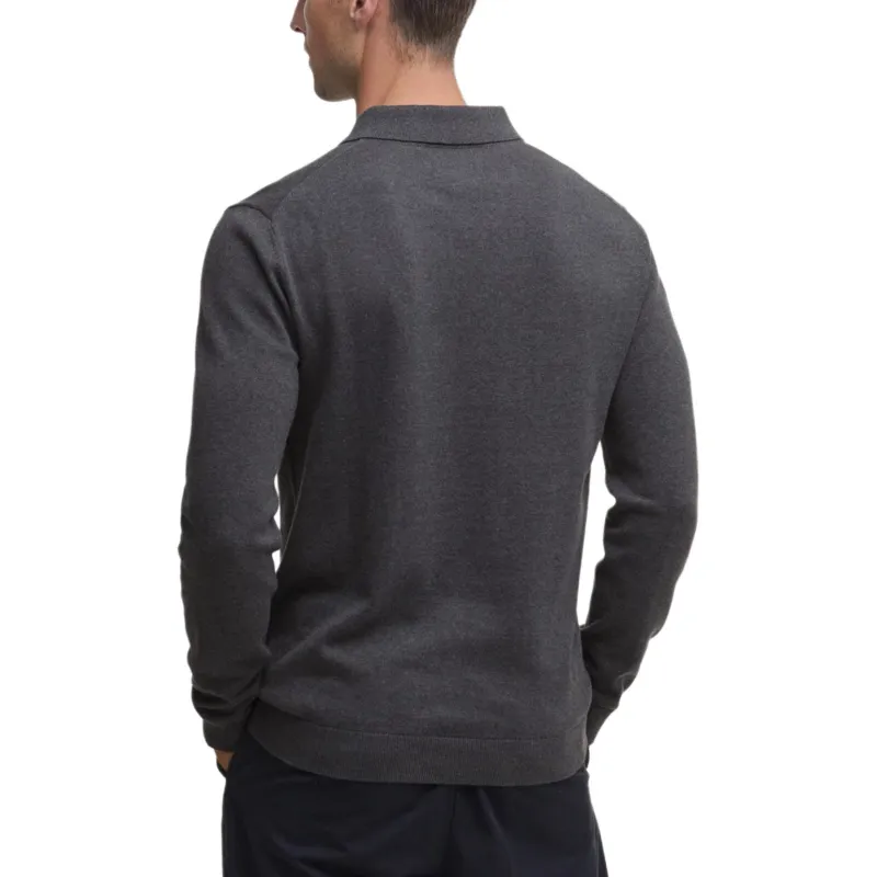 BARBOUR Polo Shirt Men's Charcoal Black-4