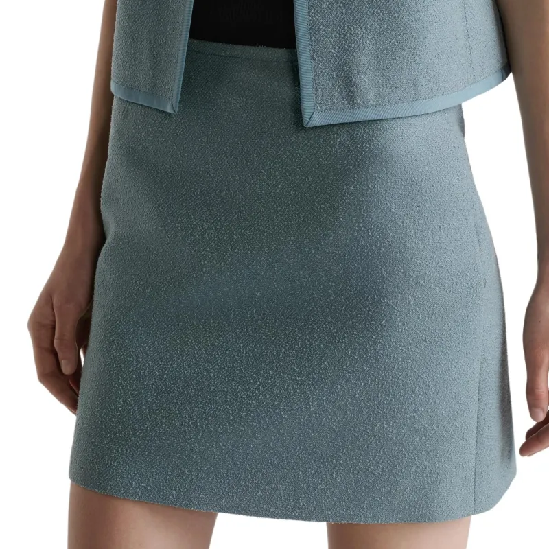 DIOR FW24 Casual Short Skirts Women's Light Blue-4
