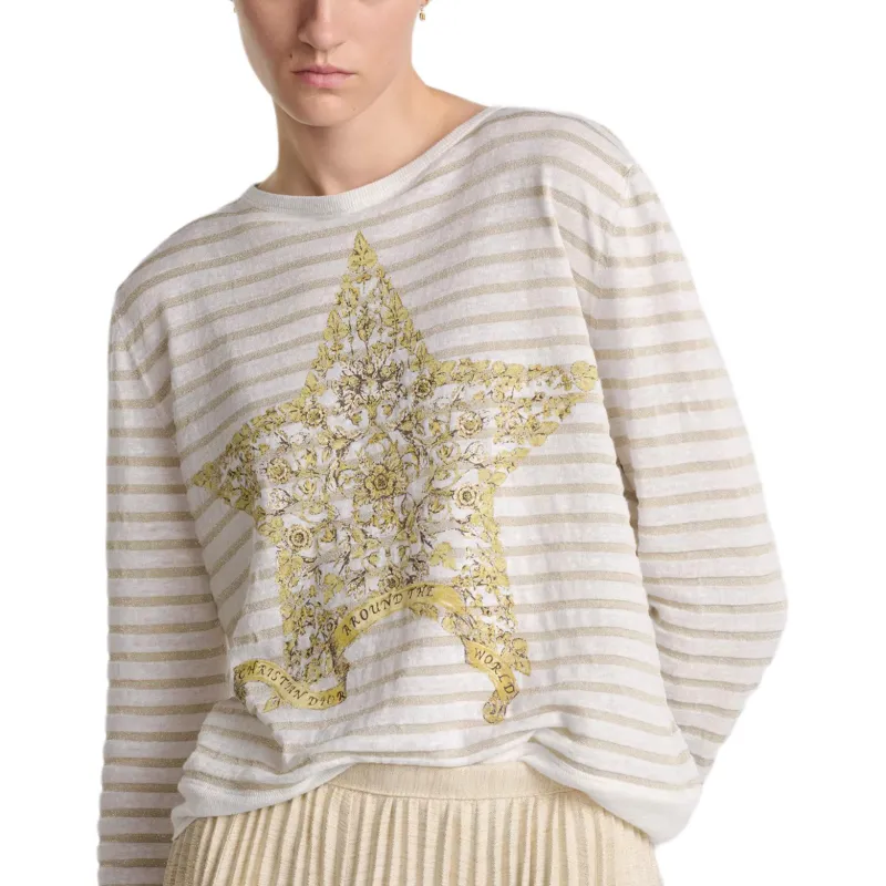 DIOR Knitwear Women's White Gold-3