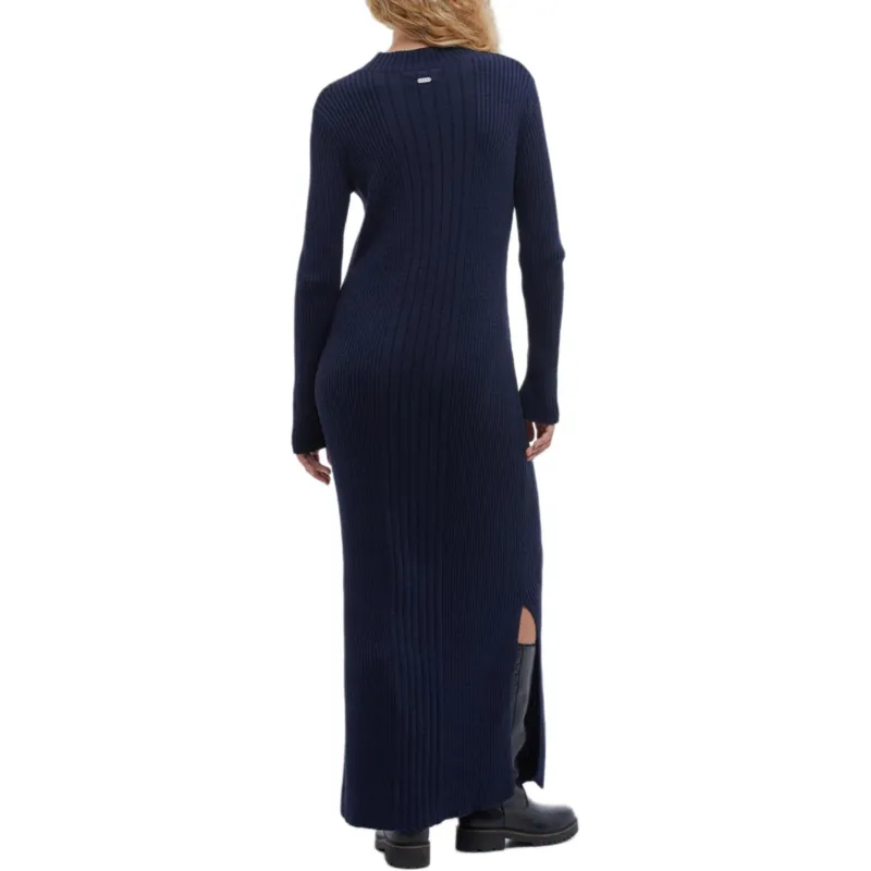 BARBOUR Ingrid FW24 Long-Sleeved Dresses Women's Marine Blue-2