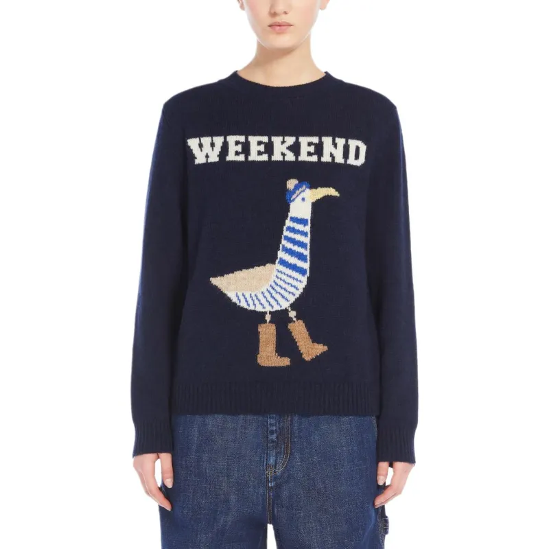 WEEKEND MaxMara Knitwear Women's Blue-1