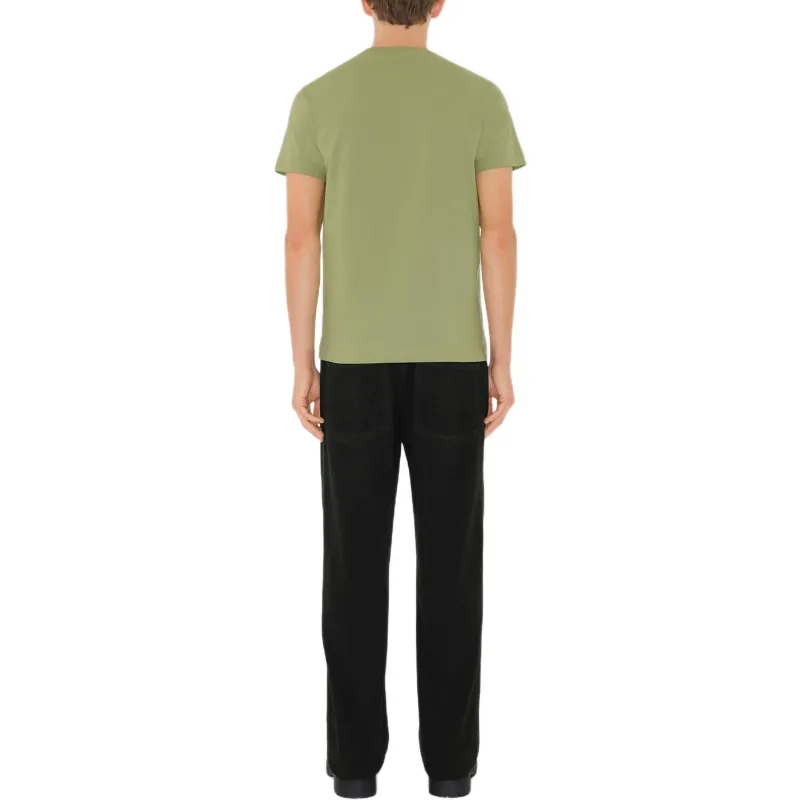 Burberry Logo Embroidered Crewneck T Shirt-2
