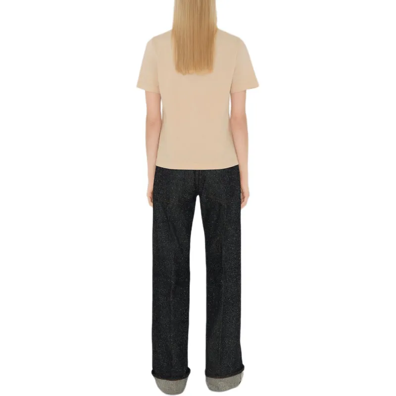 Burberry Check label Cotton T shirt-2