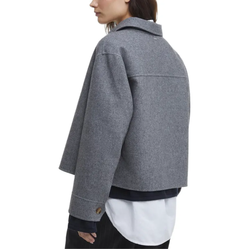 BARBOUR Emery FW24 Shirt Women's Gray-3