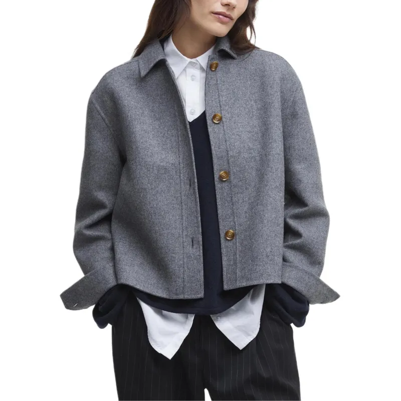 BARBOUR Emery FW24 Shirt Women's Gray-2