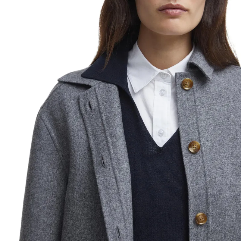 BARBOUR Emery FW24 Shirt Women's Gray-6