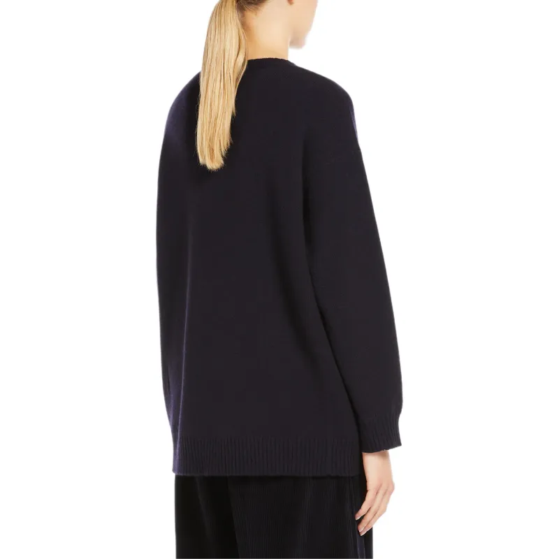 MaxMara Sweater Women's Dark Blue-3