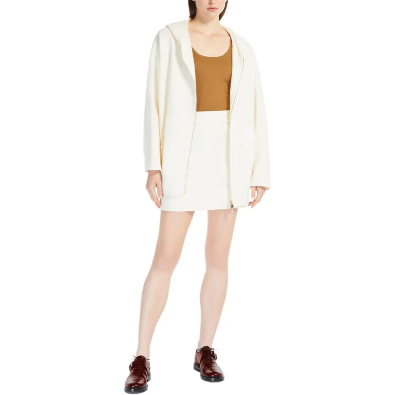 MaxMara Studio Sweatshirt Women's Ivory White-1