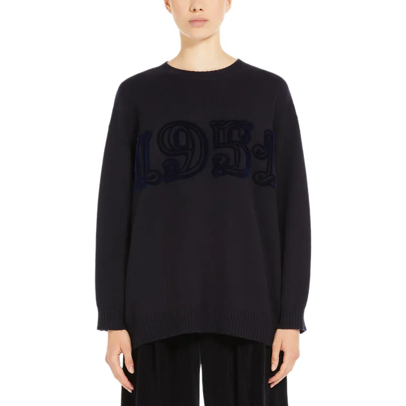 MaxMara Sweater Women's Dark Blue-1