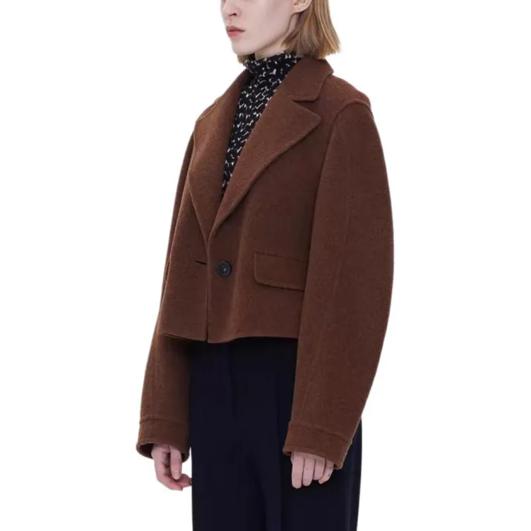 CARVEN FW23 Jackets Coats Women's Coffee-5