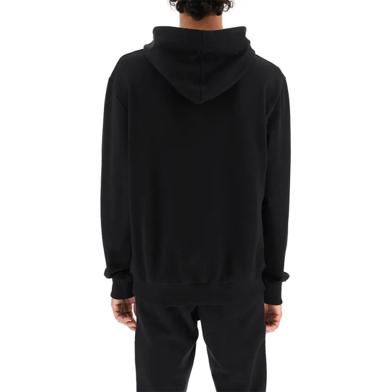 BALMAIN Logo Printed Drawstring Hoodie-3