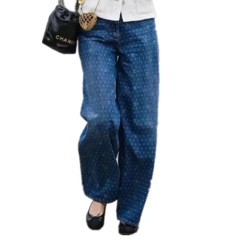 CHANEL Jeans Women's Denim Blue-1