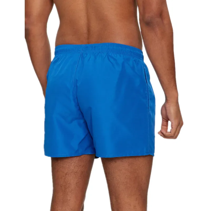 EMPORIO ARMANI Logo Embroidered Drawstring Swimming Shorts-4