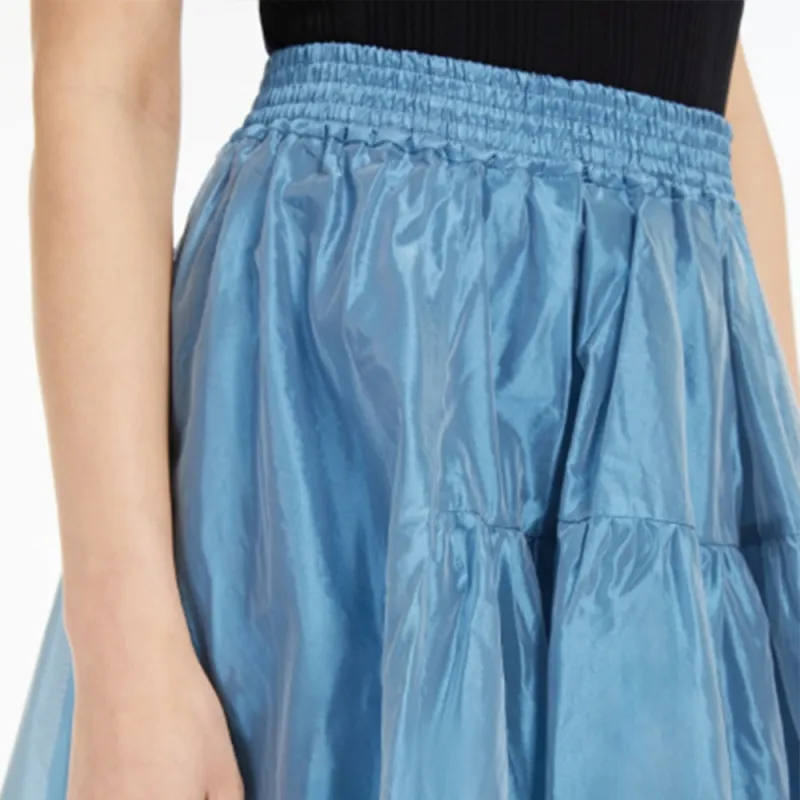 WEEKEND MaxMara Casual Long Skirt Women's Blue-4
