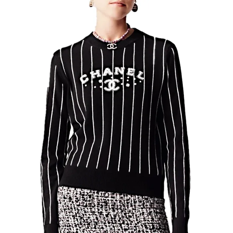 CHANEL Sweaters Women's Black-2