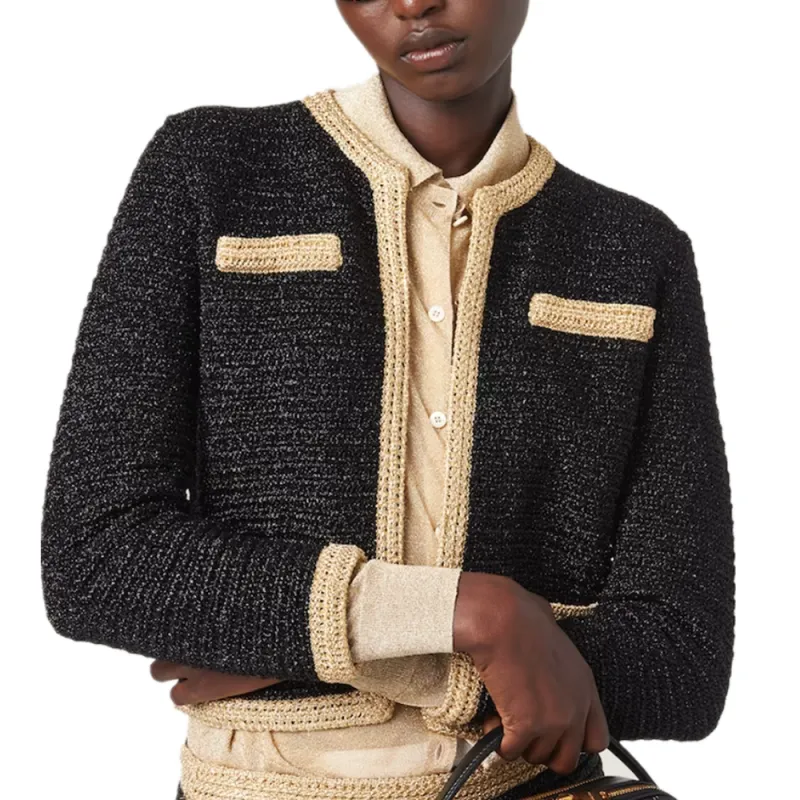 MIU MIU Long Sleeved Crewneck Cardigan-4