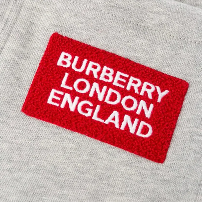 Burberry Knitted Sports Pants Men's Gray-5