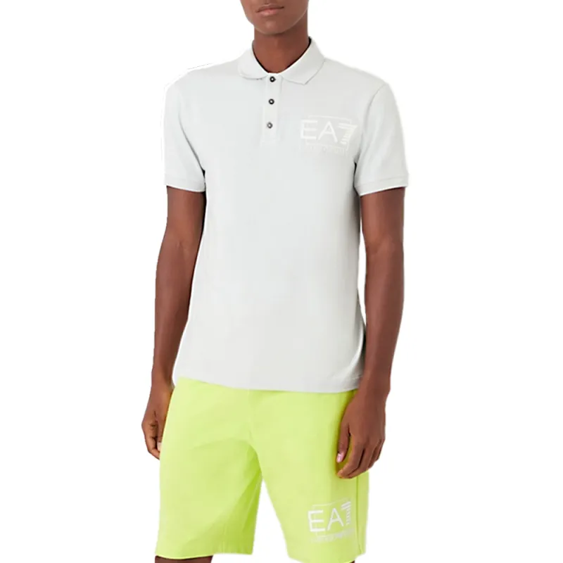 EMPORIO ARMANI SS23 Polo Shirt Men's Oyster Mushroom Gray-2