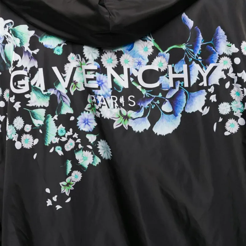 Givenchy Floral Back Logo Windbreaker-4