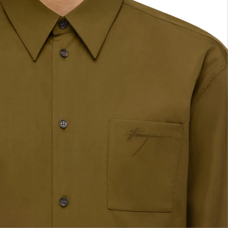 Ferragamo Long Sleeved Buttoned Shirt-4