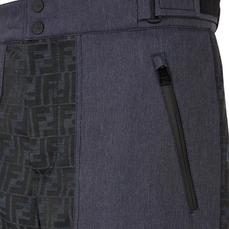 FENDI Monogram Panelled Ski Trousers-5