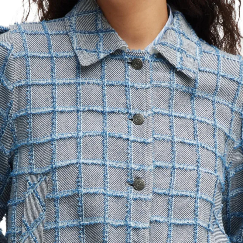 HUGO BOSS Check pattern Tweed Jacket-5