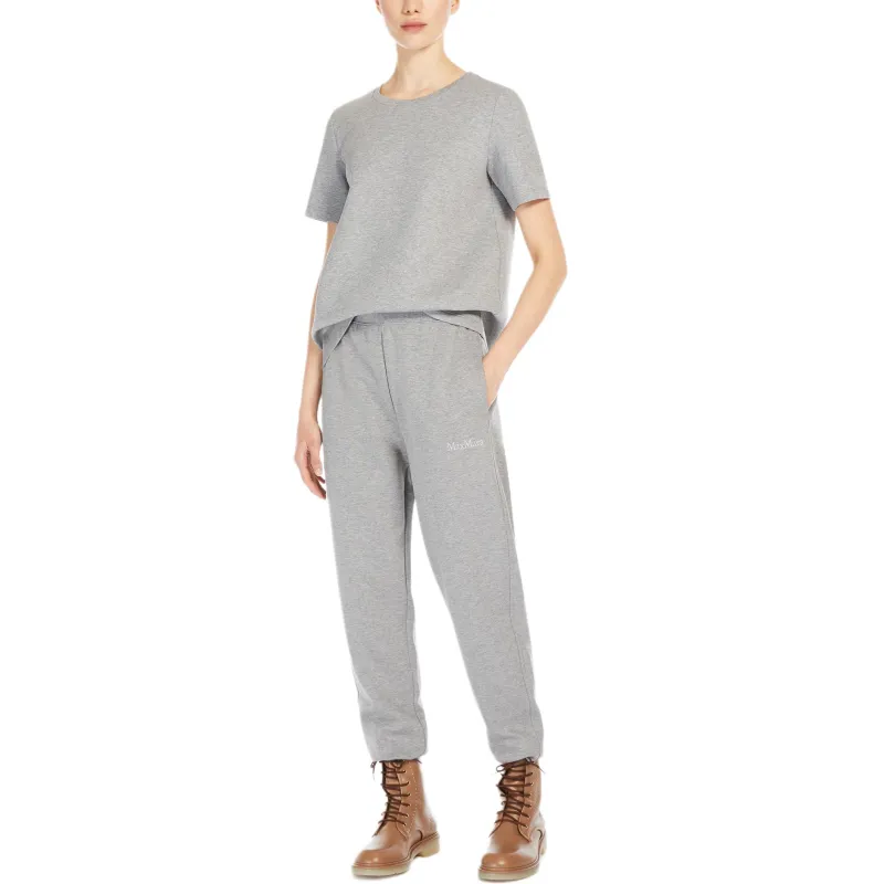 'S MAX MARA Short Sleeved Jersey T Shirt-1