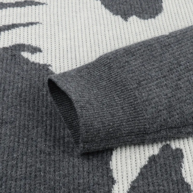 EMPORIO ARMANI FW23 Sweater Women's Gray White-6