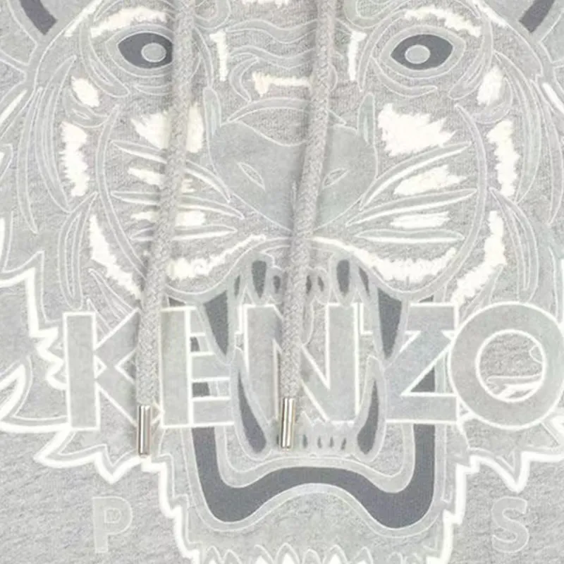 KENZO FW20 Long Sleeved Dresses Women's Gray-4