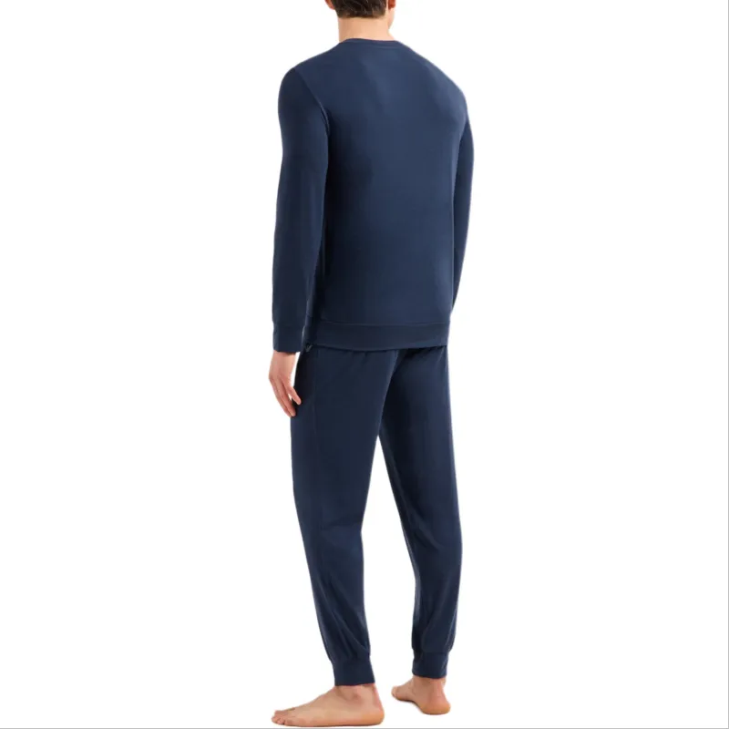 EMPORIO ARMANI Pajama Set Men's Marine Blue-2