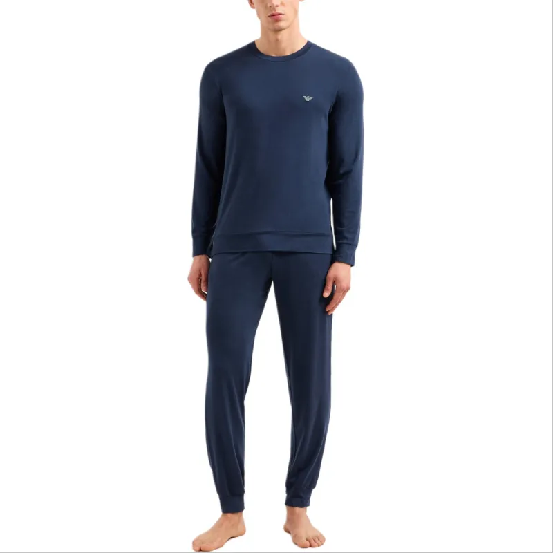 EMPORIO ARMANI Pajama Set Men's Marine Blue-1