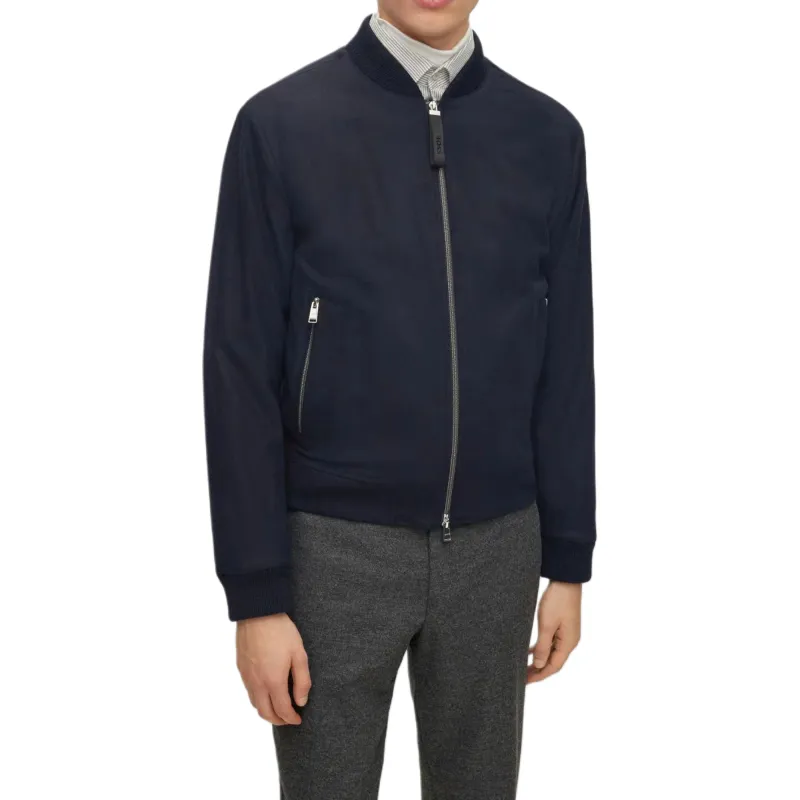 HUGO BOSS FW23 Jackets Coats Men's Marine Blue-2