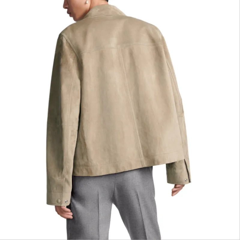 DIOR Leather Jacket Women's Beige-4