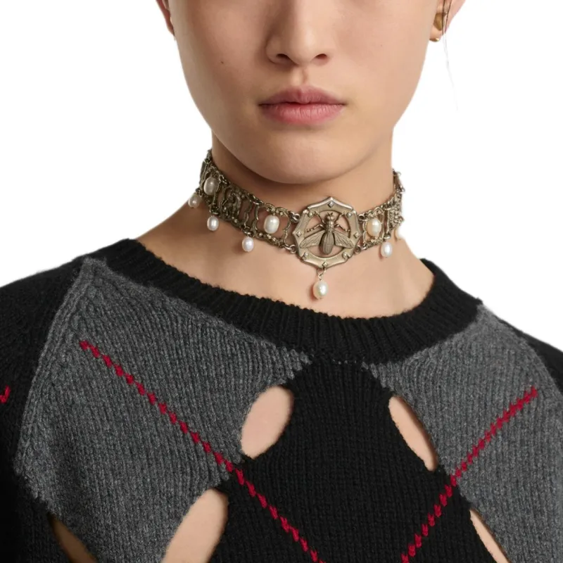 DIOR All Over Patterned Crewneck Jumper-2