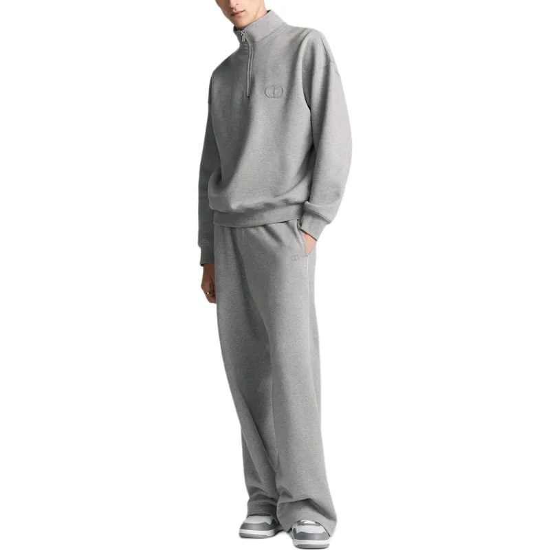 DIOR High Neck Zip Detailed Sweatshirt-4
