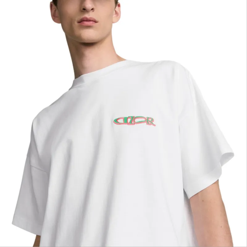DIOR Lewis Hamilton Collaboration Series T Shirt Men's White-5