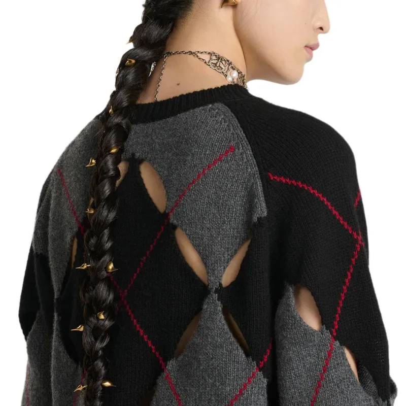 DIOR All Over Patterned Crewneck Jumper-1