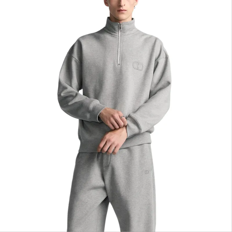DIOR High Neck Zip Detailed Sweatshirt-2