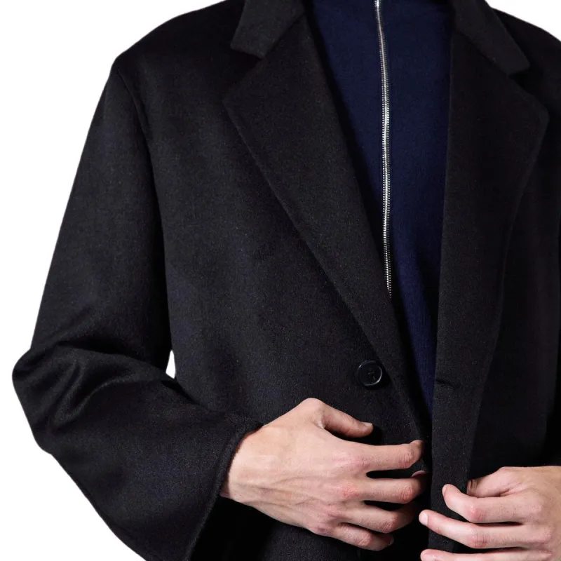 PRADA Coats Men Black-5