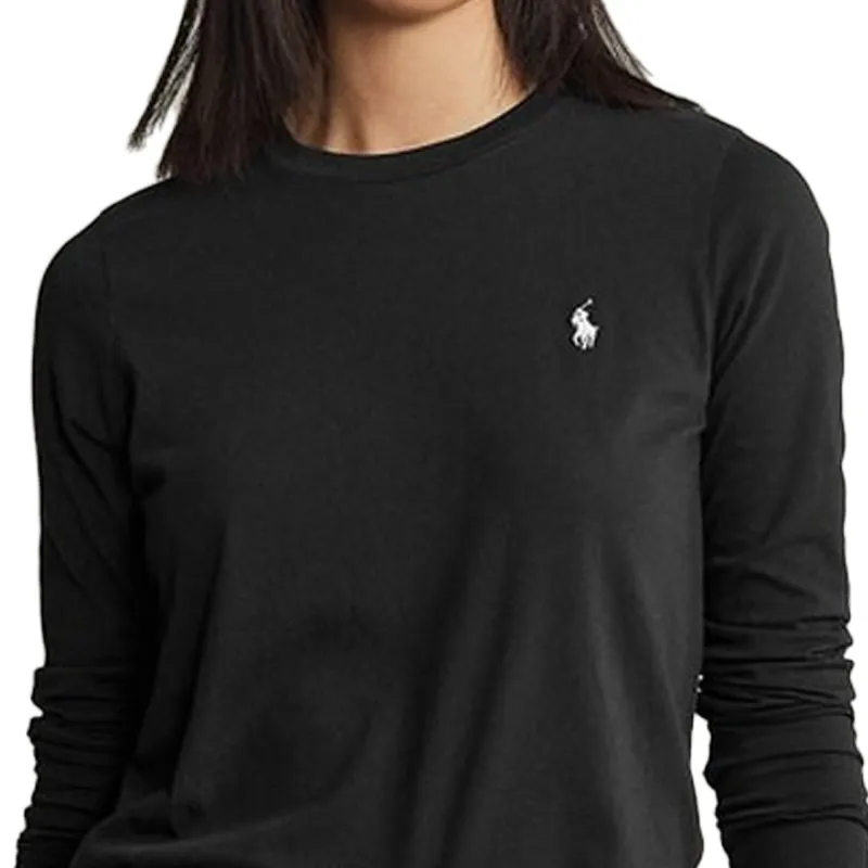 Polo Ralph Lauren T Shirts Women's Black-10