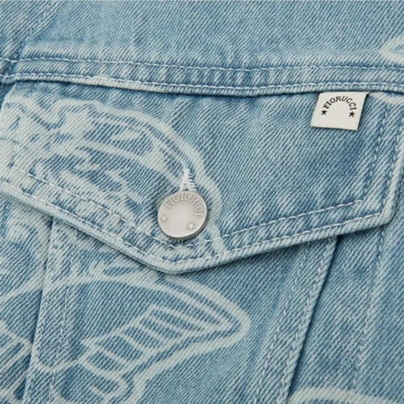 FIORUCCI FW23 Denim Jacket Women's Blue-3