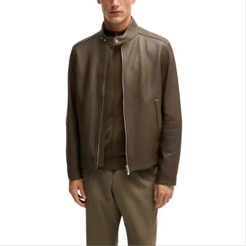 HUGO BOSS Leather Jacket-1